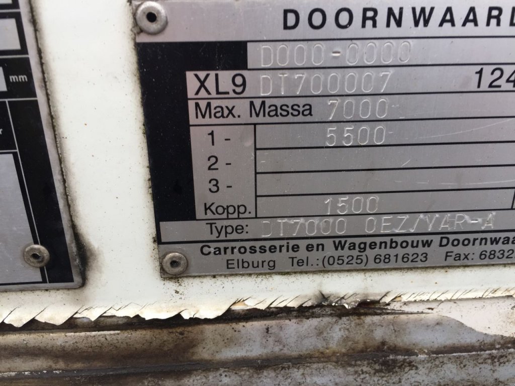 PKW-Anhänger tip Sonstige be oplegger stuur as gesloten be oplegger stuur as gesloten be oplegger houten latten, Gebrauchtmaschine in Putten (Poză 6)