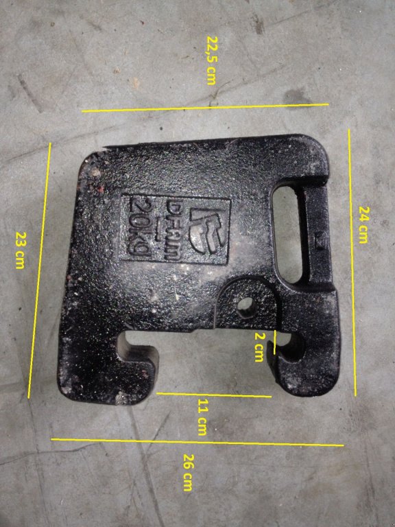 Frontgewicht typu Knegt Frontgewichten, Neumaschine v Veldhoven (Obrázek 2)