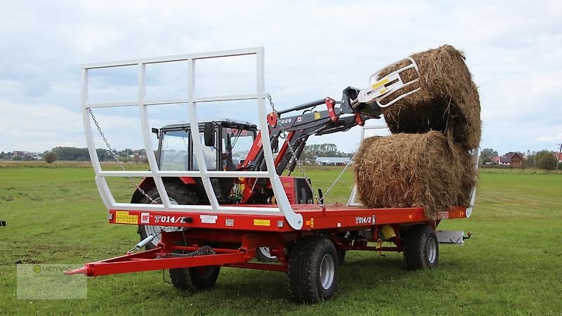 Ballentransportwagen a típus Metal-Fach T014/1 Ballentransportanhänger Ballenanhänger Ballenwagen, Neumaschine ekkor: Osterweddingen / Magdeburg (Kép 1)