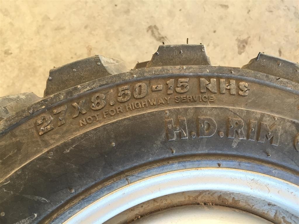 Kompaktlader tip Weidemann  Alle modeller Hjul 27x8.50x15 Kpl., Gebrauchtmaschine in Roslev (Poză 2)