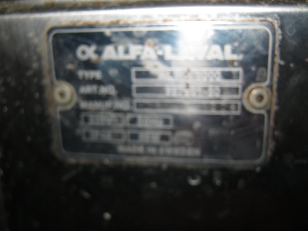 Melkanlage des Typs Alfa Laval Milchkühlwanne, Wärmerückgewinnung, Vakuumpumpe VP77, WASCHAUTOMAT ALW 3000, Gebrauchtmaschine in Weißenstadt (Bild 7)