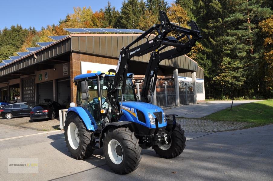 Traktor of the type New Holland T 4.55 S, Neumaschine in Lalling (Picture 3)