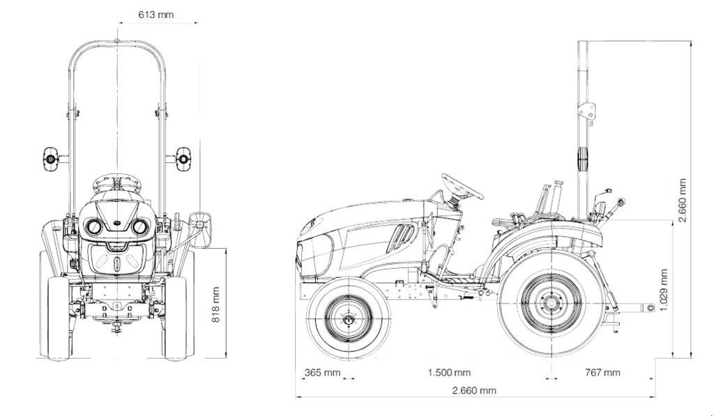Geräteträger Türe ait LS Tractor XJ25 HST, Gebrauchtmaschine içinde Herning (resim 4)