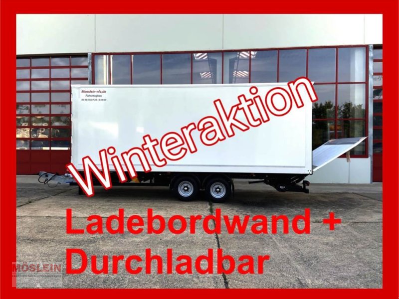 Anhänger tip Möslein TKO105 D-L 6 m NEUER Tandem Koffer, Ladebordwand+, Gebrauchtmaschine in Schwebheim (Poză 1)