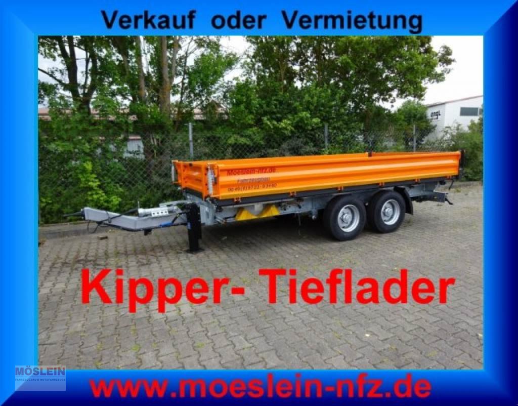 Anhänger типа Möslein TTD11 Orange neuer Tandem 3- Seitenkipper Tieflad, Gebrauchtmaschine в Schwebheim (Фотография 2)