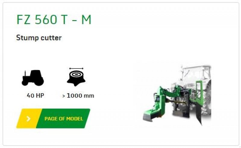 Stockfräse tip laski FZ 560 T-M, Gebrauchtmaschine in Vrå (Poză 5)