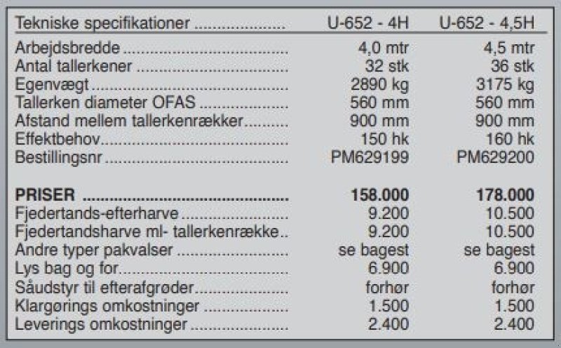 Kreiselegge du type Rolmako U-652 H 4,0 m., Gebrauchtmaschine en Vrå (Photo 4)