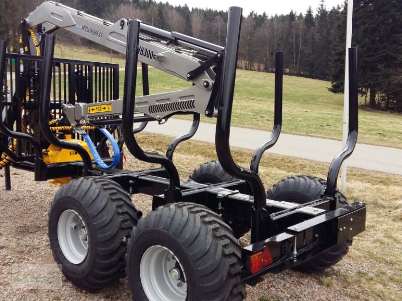 Multiforest 2x Lagerwagen MF80E (8t Nutzlast) V6300 (6,3m) Rückewagen