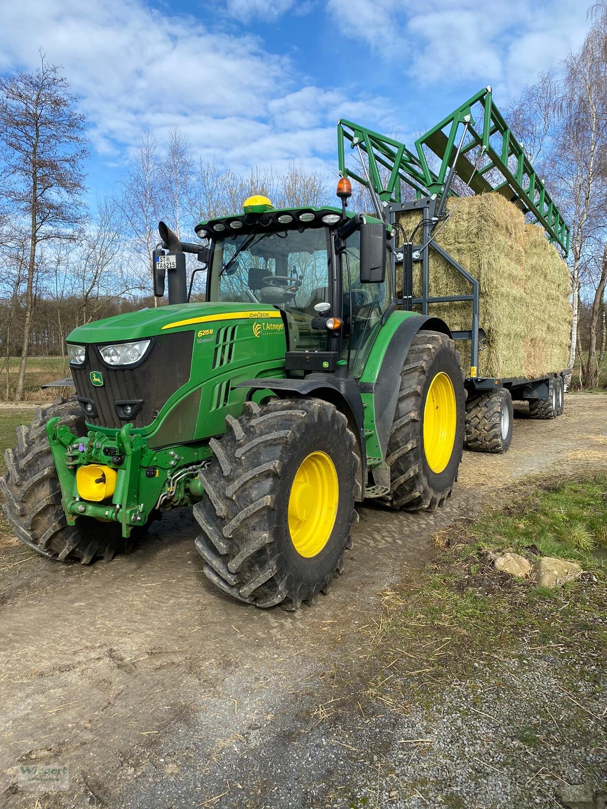 Ballensammelwagen des Typs Wiegert BWD1030, Neumaschine in Ostbevern (Bild 7)