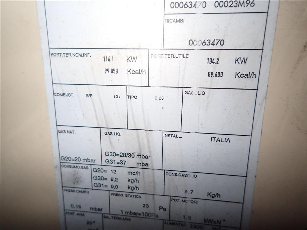 Heizgerät Türe ait Sonstige Kaloriferefyr, Gebrauchtmaschine içinde Egtved (resim 3)