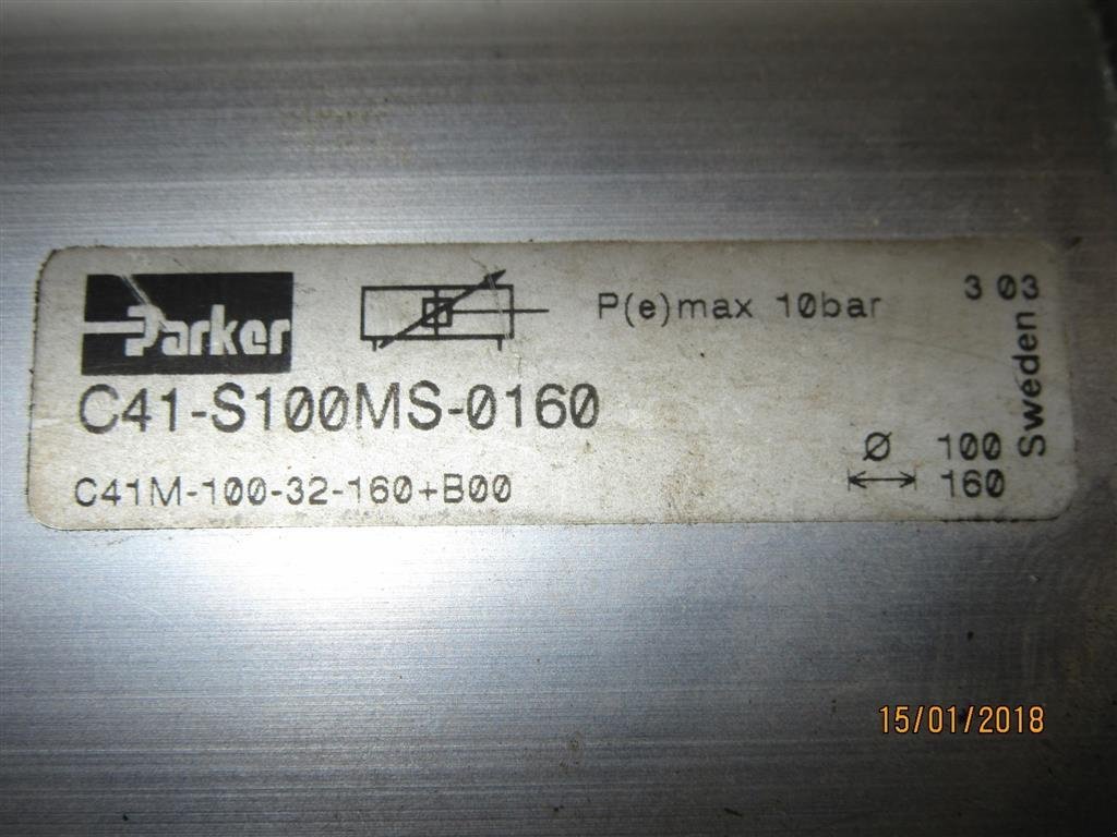 Sonstiges a típus Parker 2 Luft cylinder, Gebrauchtmaschine ekkor: Høng (Kép 7)