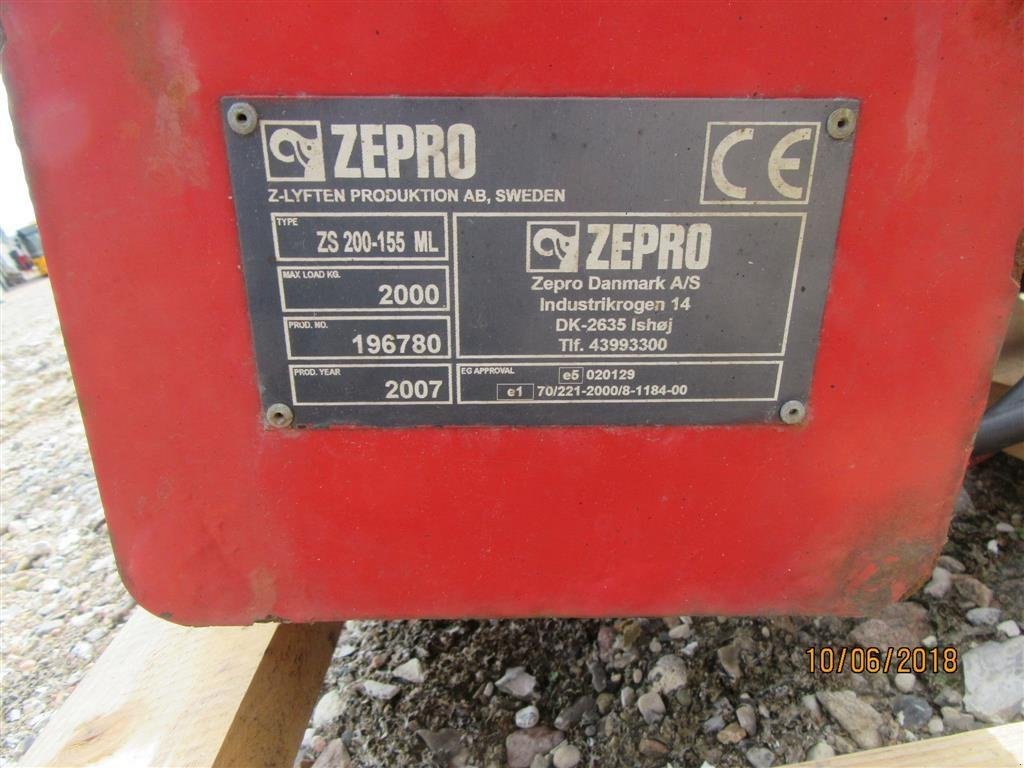 Sonstiges tip Sonstige Zeoro 2000 kg lift, Gebrauchtmaschine in Høng (Poză 7)