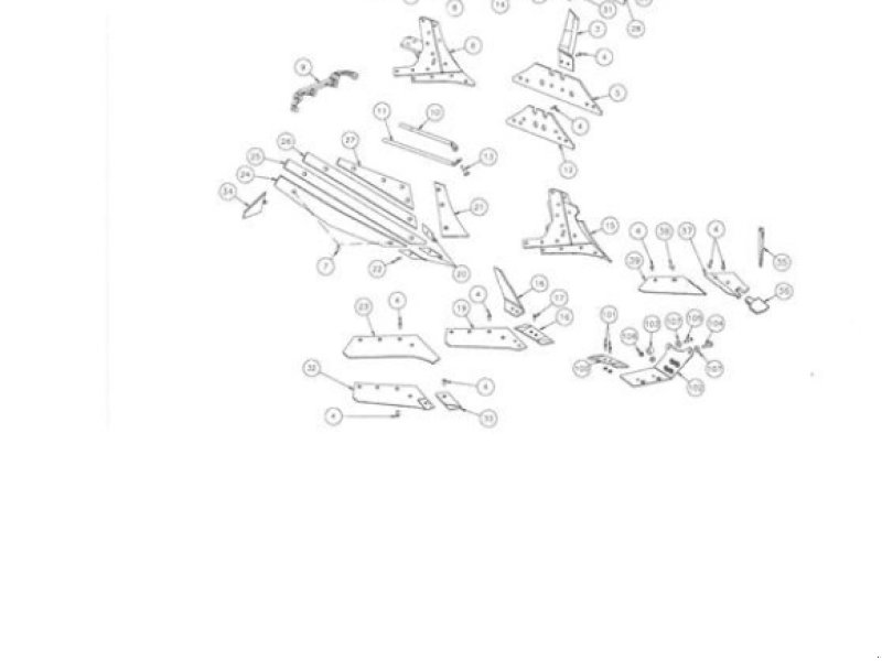 Pflug del tipo Kverneland 20 stk. quick holder krop 30, Gebrauchtmaschine In øster ulslev (Immagine 1)