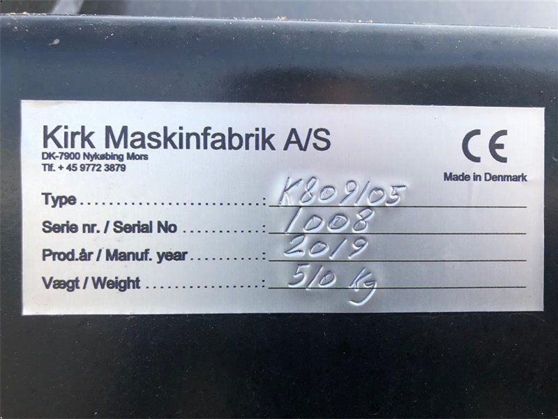 Teleskoplader tip Manitou NY KIRK SKOVL MANITOU NY KIRK KS SKOVL, Gebrauchtmaschine in Mariager (Poză 6)