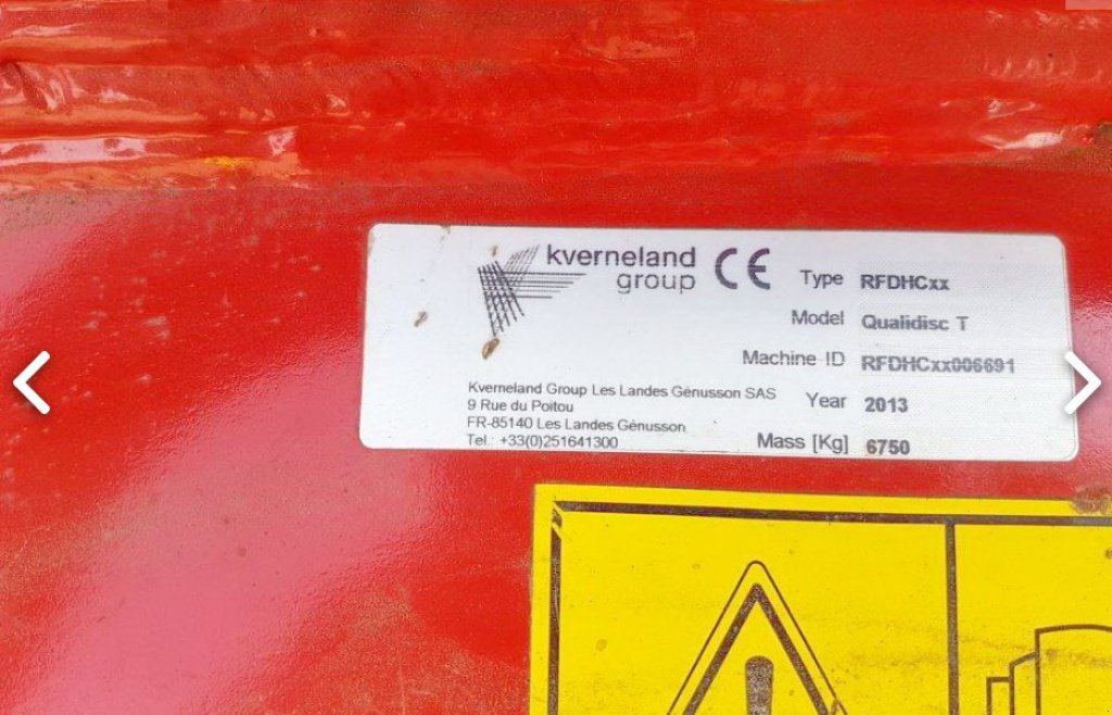 Wiesenegge van het type Kverneland Qualidisc 7000,  in Київ (Foto 2)