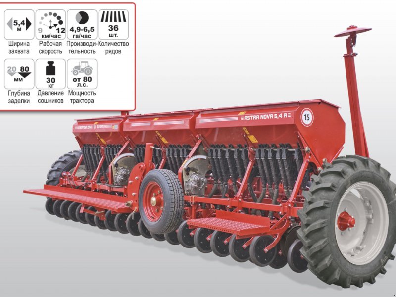 Direktsaatmaschine typu CHERVONA ZIRKA Astra Nova 5,4A-06,  v Кіровоград (Obrázek 1)