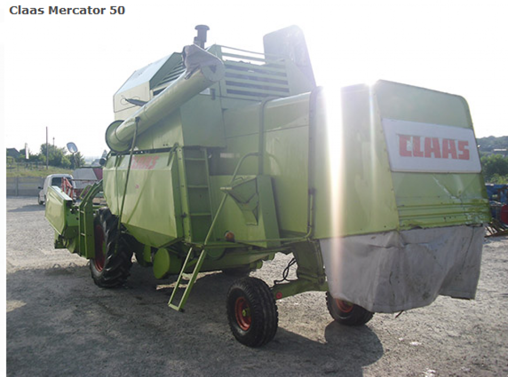 Oldtimer-Mähdrescher des Typs CLAAS Mercator 50, Neumaschine in Рівне (Bild 3)