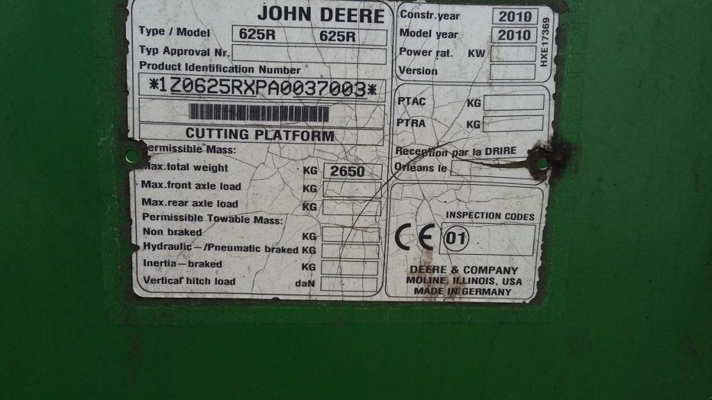 Oldtimer-Mähdrescher tip John Deere W650, Gebrauchtmaschine in Олександрія (Poză 11)