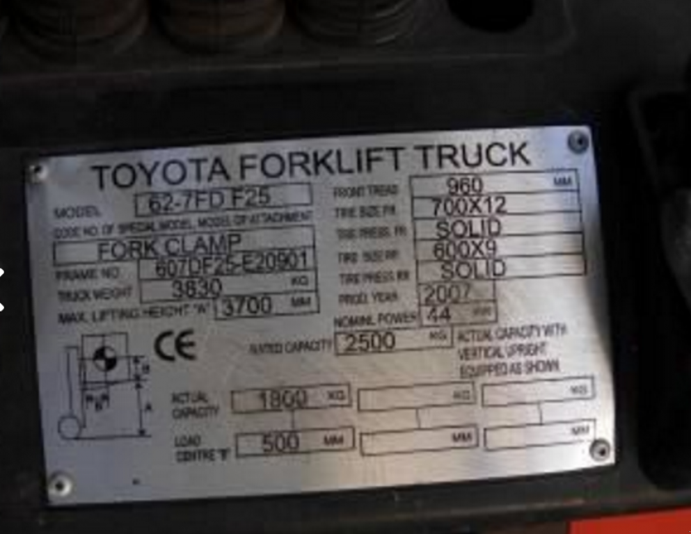 Gabelstapler typu Toyota 62-7FDF25,  v Київ (Obrázek 4)
