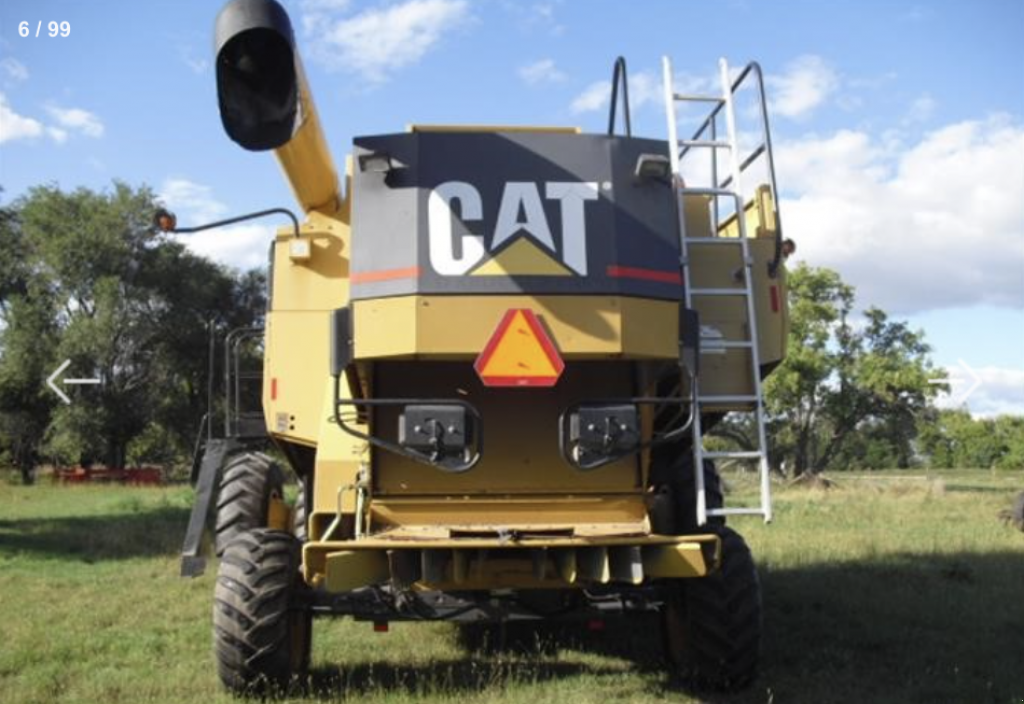 Oldtimer-Mähdrescher des Typs Caterpillar Lexion 470, Neumaschine in Біла Церква (Bild 7)