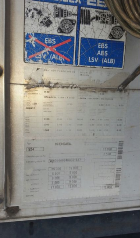 Viehanhänger typu Kögel SN 24 P90, Gebrauchtmaschine v Золочів (Obrázek 7)