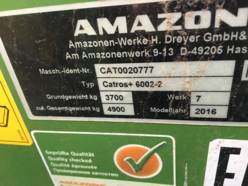 Wiesenegge du type Amazone Catros 6002-2, Gebrauchtmaschine en Володарка (Photo 3)