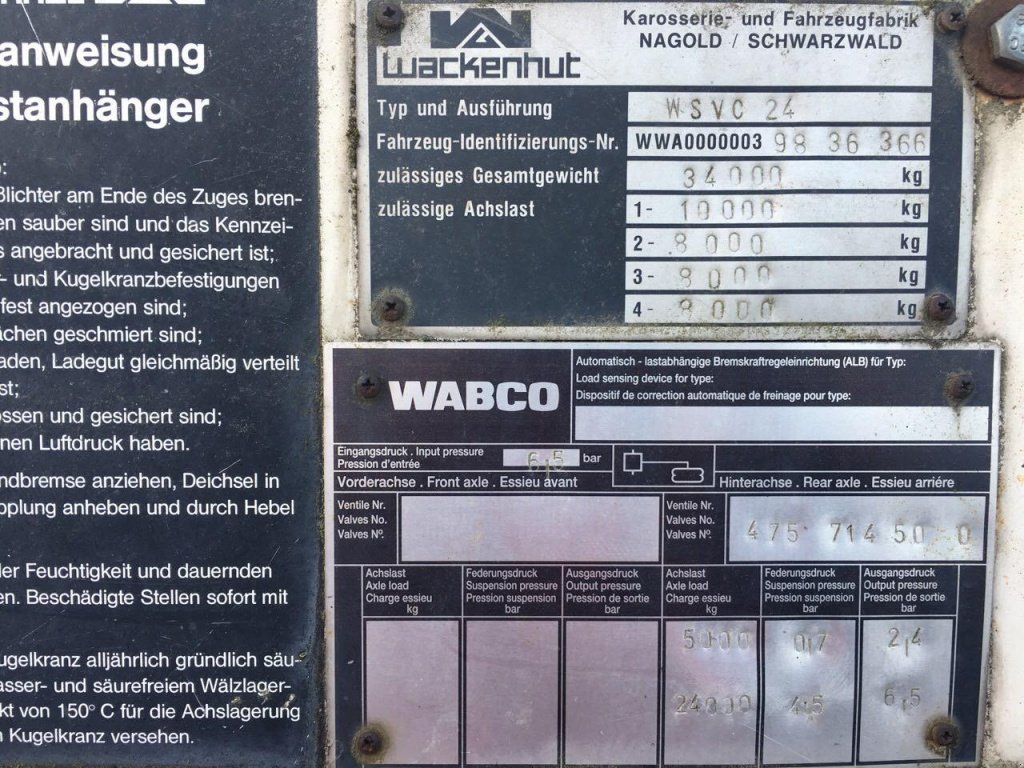 Viehanhänger typu Wackenhut WSVC 24,  v Радехів (Obrázek 3)