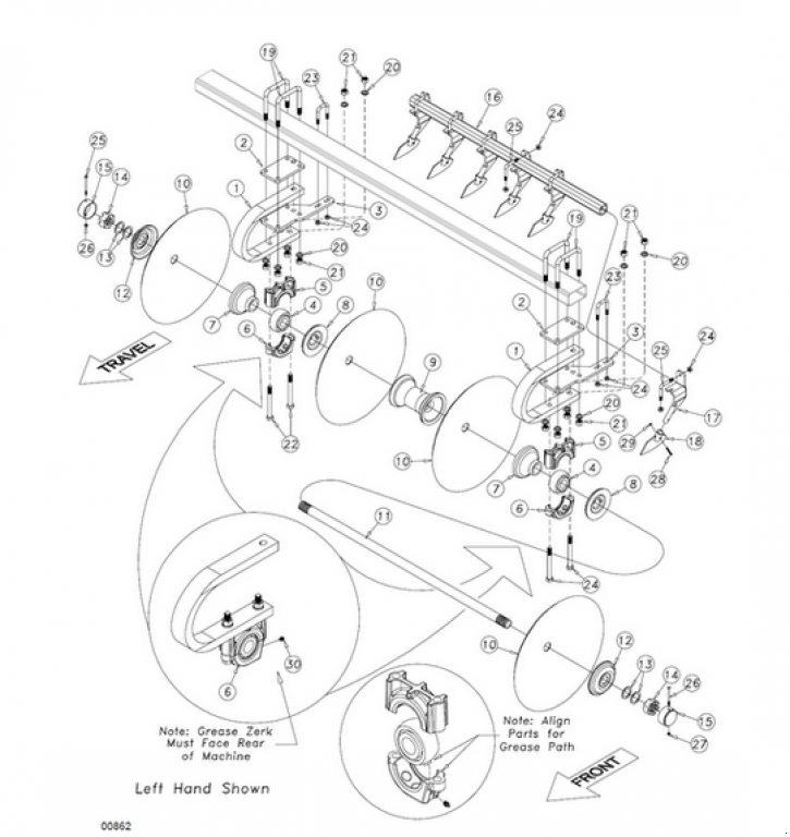 Wiesenegge typu Great Plains 3323 DH,  v Гуляйпо́ле (Obrázek 2)
