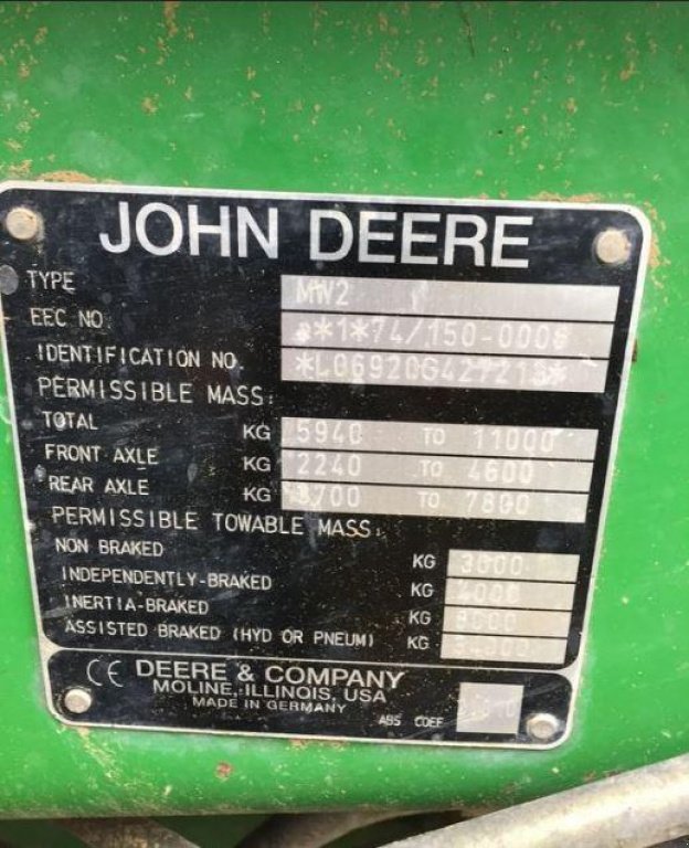 Oldtimer-Traktor typu John Deere 6920, Neumaschine v Не обрано (Obrázek 7)