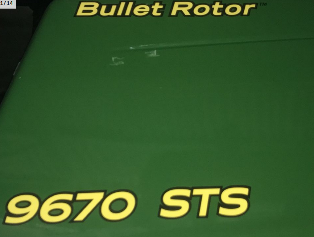 Oldtimer-Mähdrescher tipa John Deere 9670 STS Bullet Rotor, Neumaschine u Салгани (Slika 8)
