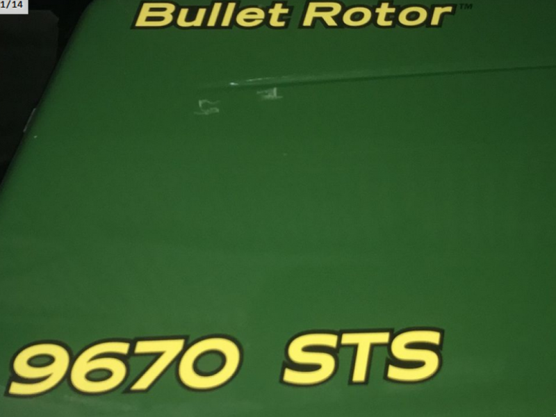 Oldtimer-Mähdrescher typu John Deere 9670 STS Bullet Rotor, Neumaschine w Салгани