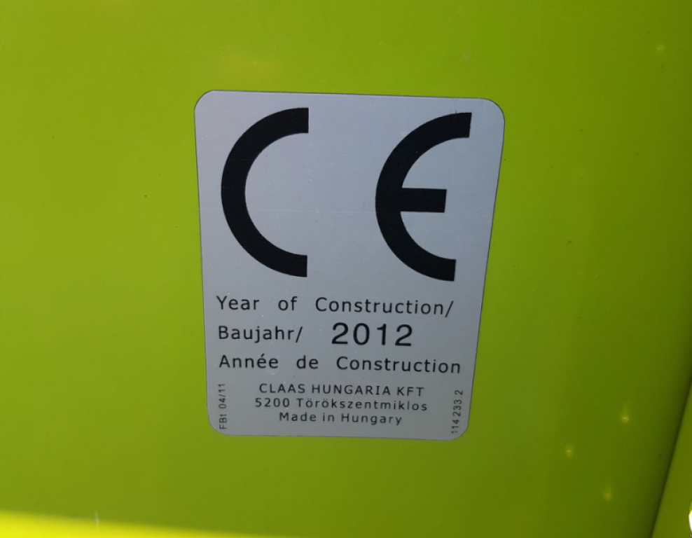 Oldtimer-Mähdrescher des Typs CLAAS Lexion 580, Neumaschine in Чортків (Bild 10)