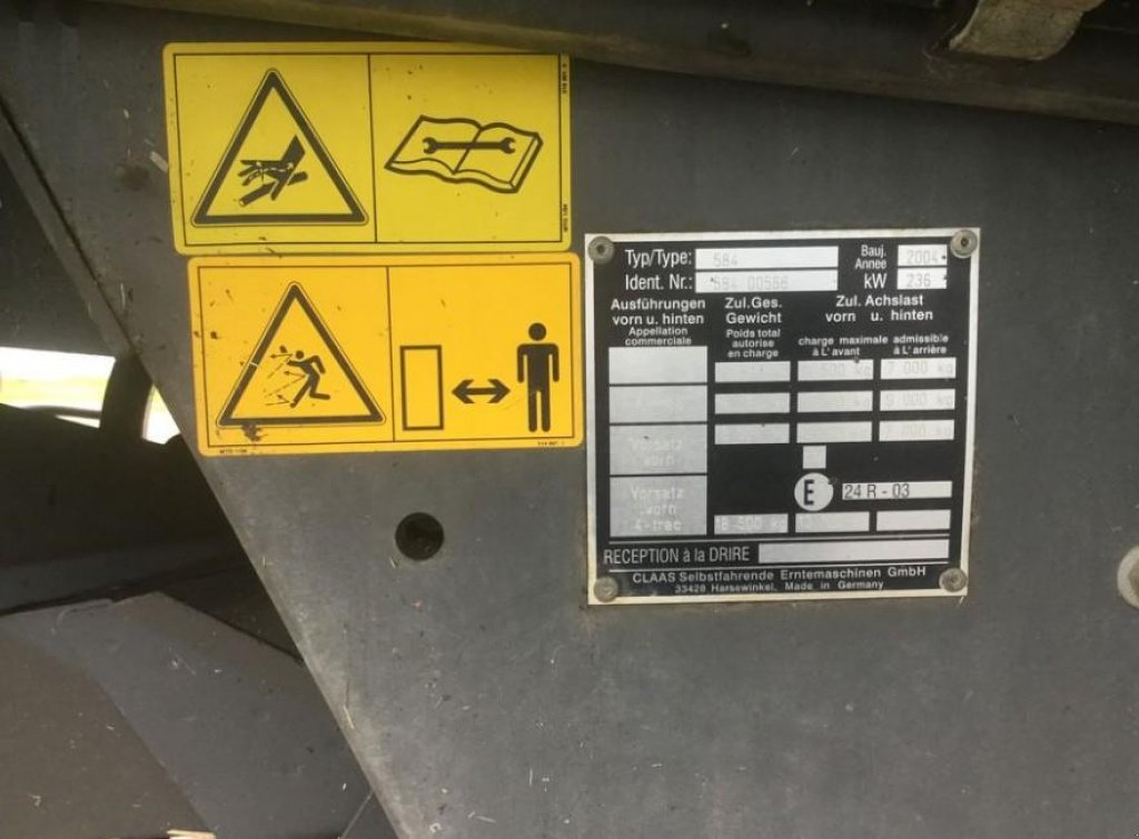 Oldtimer-Mähdrescher typu CLAAS Lexion 550, Neumaschine v Пролиски (Obrázek 8)