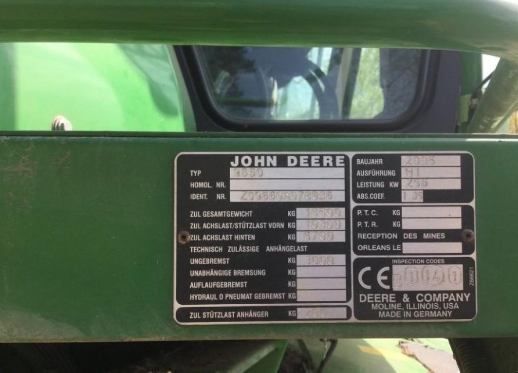 Oldtimer-Mähdrescher des Typs John Deere 9660 WTS, Neumaschine in Пролиски (Bild 5)