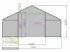 Zelthalle του τύπου P.Lindberg GmbH Robuste Zelthalle 9,15 x 7,9 x 4,2m PVC-Plane 650 Gramm/m² Stahlrahmen Garage Unterstand Materiallager, Neumaschine σε Großenwiehe (Φωτογραφία 2)