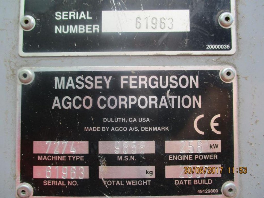 Oldtimer-Mähdrescher tip Massey Ferguson 7274 Cerea, Neumaschine in Не обрано (Poză 2)