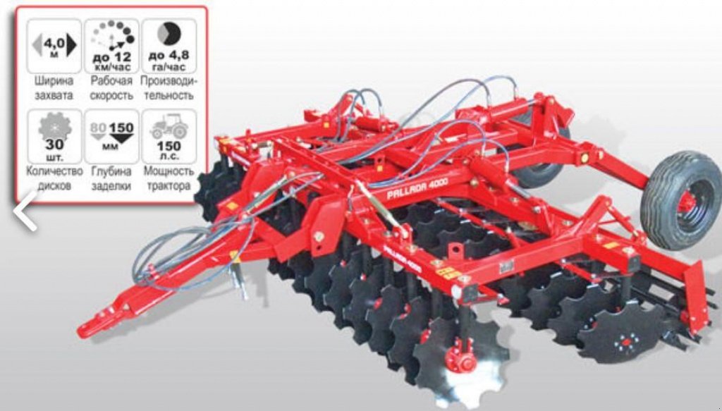 Wiesenegge of the type CHERVONA ZIRKA Pallada 4000,  in Пологи (Picture 3)