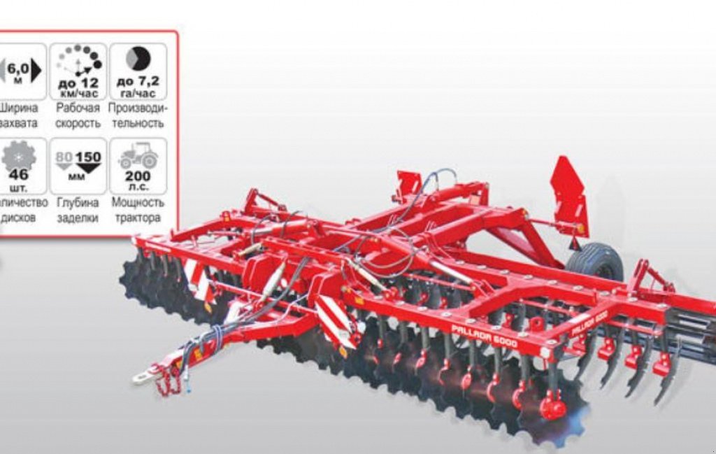 Wiesenegge typu CHERVONA ZIRKA Pallada 6000,  v Пологи (Obrázek 2)