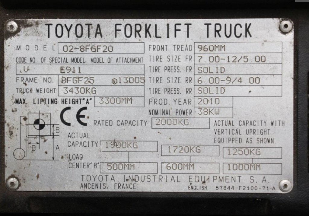 Gabelstapler typu Toyota 02-8FGF20,  v Київ (Obrázek 5)