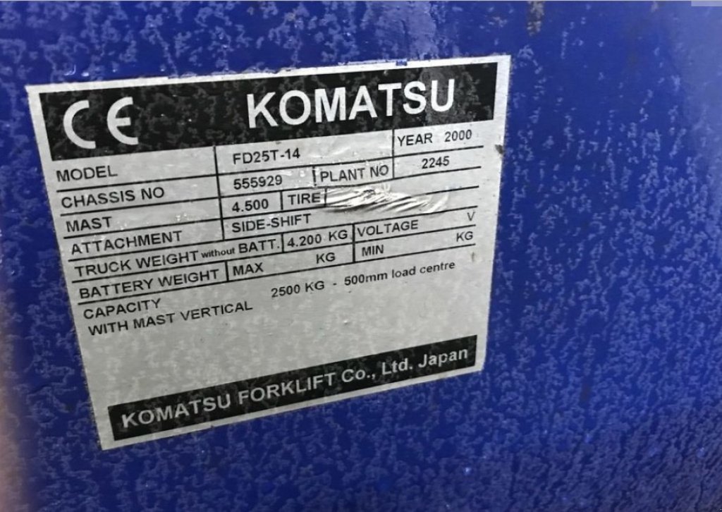 Gabelstapler typu Komatsu FD25T-14,  v Київ (Obrázek 5)