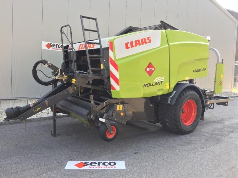 Rundballenpresse типа CLAAS ROLLANT 455 RC UNIWRAP, Gebrauchtmaschine в Oberbipp (Фотография 1)