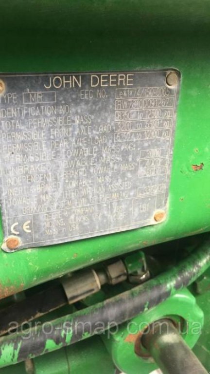 Oldtimer-Traktor tipa John Deere 7810, Neumaschine u Горохів (Slika 2)