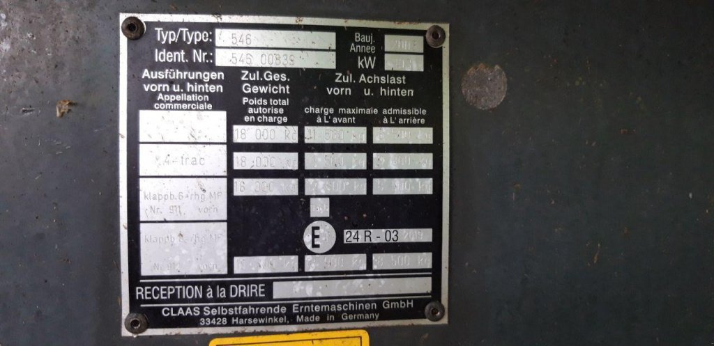 Oldtimer-Mähdrescher del tipo CLAAS Lexion 480 Evolution, Neumaschine In Рівне (Immagine 7)