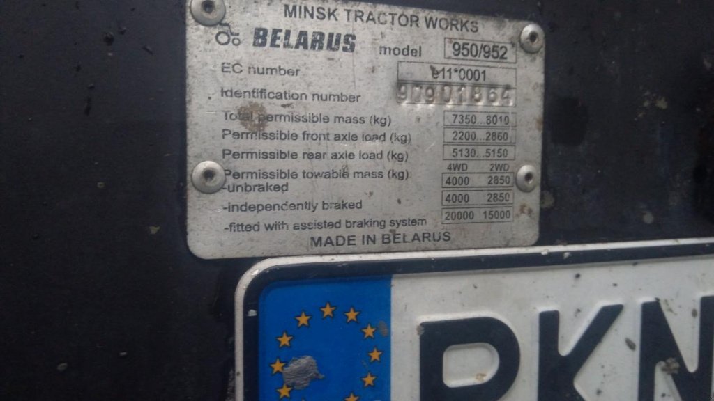 Oldtimer-Traktor typu Belarus Беларус-952, Neumaschine v Здолбунів (Obrázok 8)