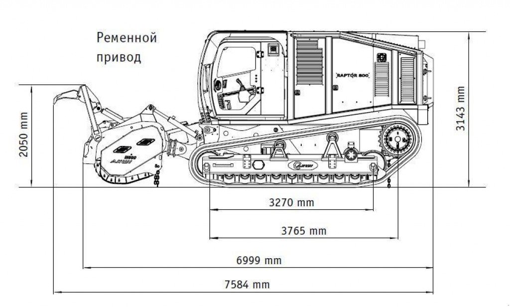 Straßenfräse typu Prinoth Raptor 800, Gebrauchtmaschine v Київ (Obrázok 2)