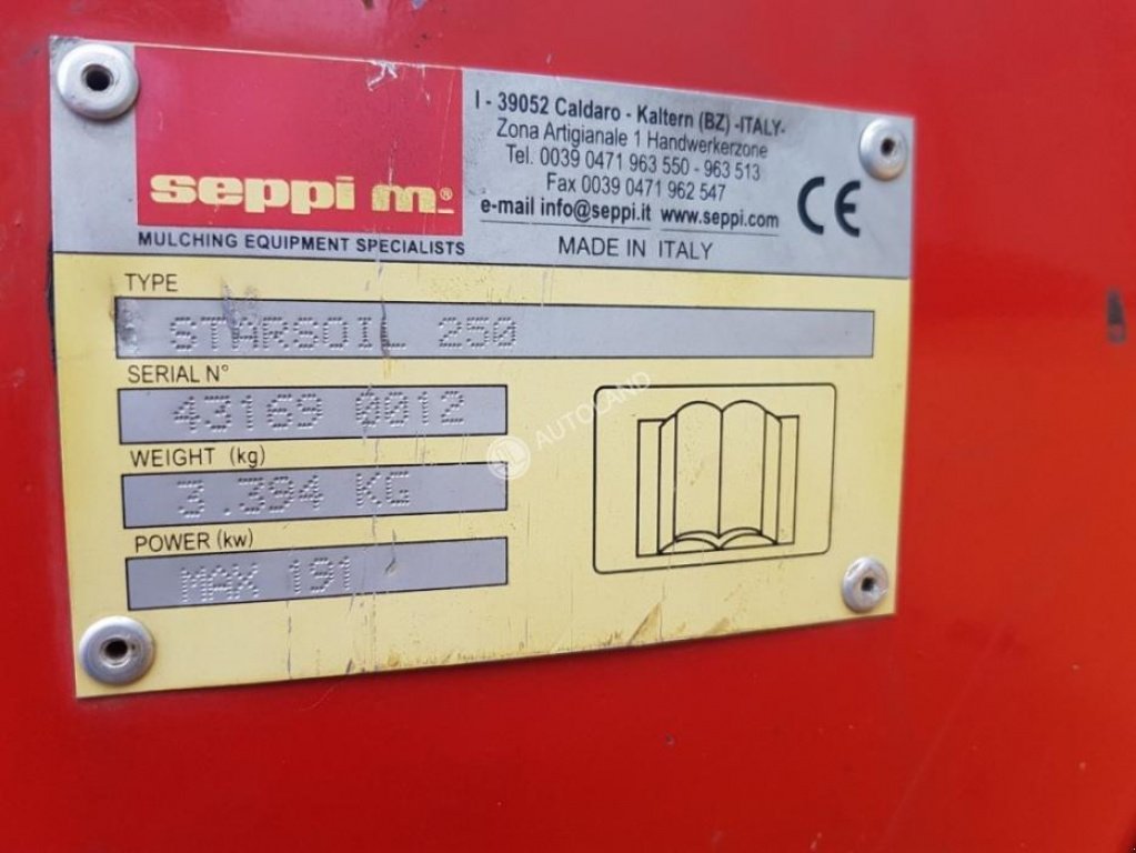 Straßenfräse typu Seppi StarSoil 250, Gebrauchtmaschine v Рівне (Obrázek 5)