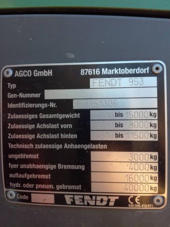 Oldtimer-Traktor typu Fendt 936 Vario Profi, Neumaschine v Дніпро (Obrázek 9)