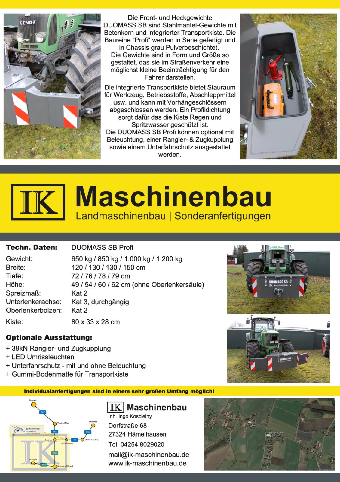 Frontgewicht typu IK Maschinenbau DUOMASS SB Profi, Neumaschine v Hämelhausen (Obrázok 13)