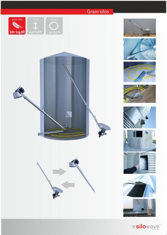 Silo tipa Silowave Getreide Flachbodensilo 75T, Neumaschine u Frankfurt (Oder) (Slika 8)