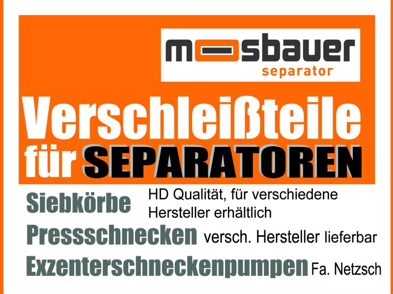 Sonstige Gülletechnik & Dungtechnik of the type Moosbauer Separator Ersatzteile für Separatoren, Neumaschine in Reut (Picture 1)